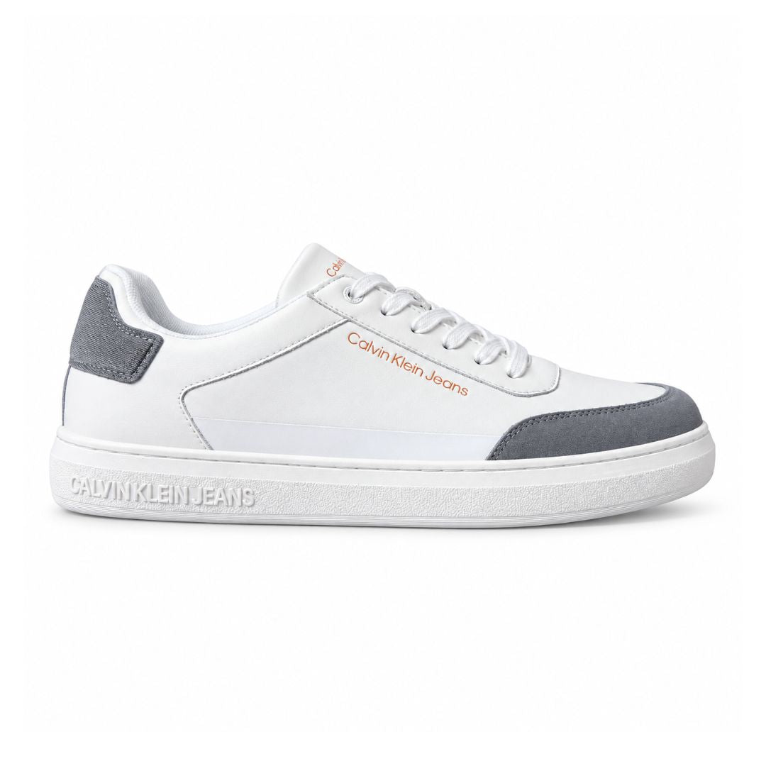 Calvin Klein Jeans Cupsole Lace Up Sneakers Men YW0YW00914 - WHTGRY