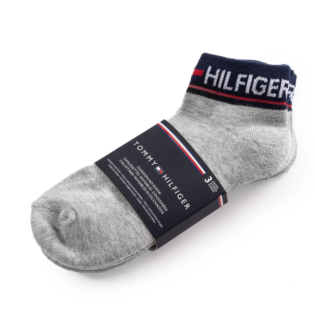 Tommy Hilfiger Ankle Sock 3-Pack Socks - GRY