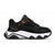 GUESS Mazzy Mixed Leather Sneakers Women - BLKWHT