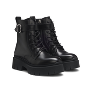 HUGO BOSS Faux-leather boots Women 50548781 - BLK