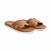 Tommy Hilfiger Flat Slide Sandal Women - TAN