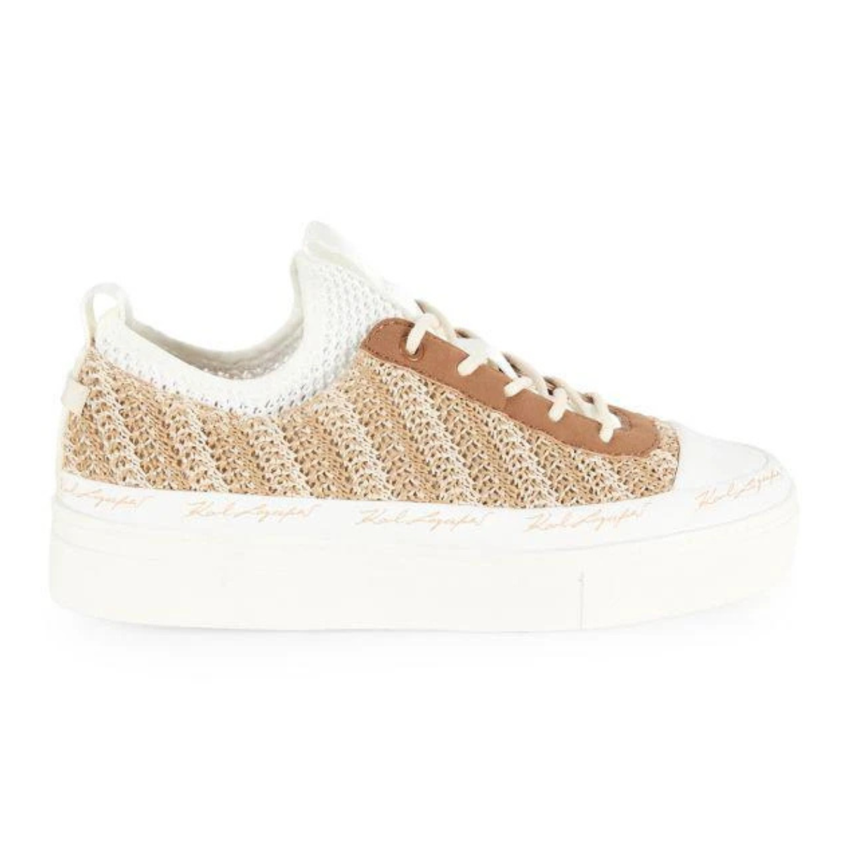 KARL LAGERFELD PARIS CONA LACE UP Sneakers Women - BEG