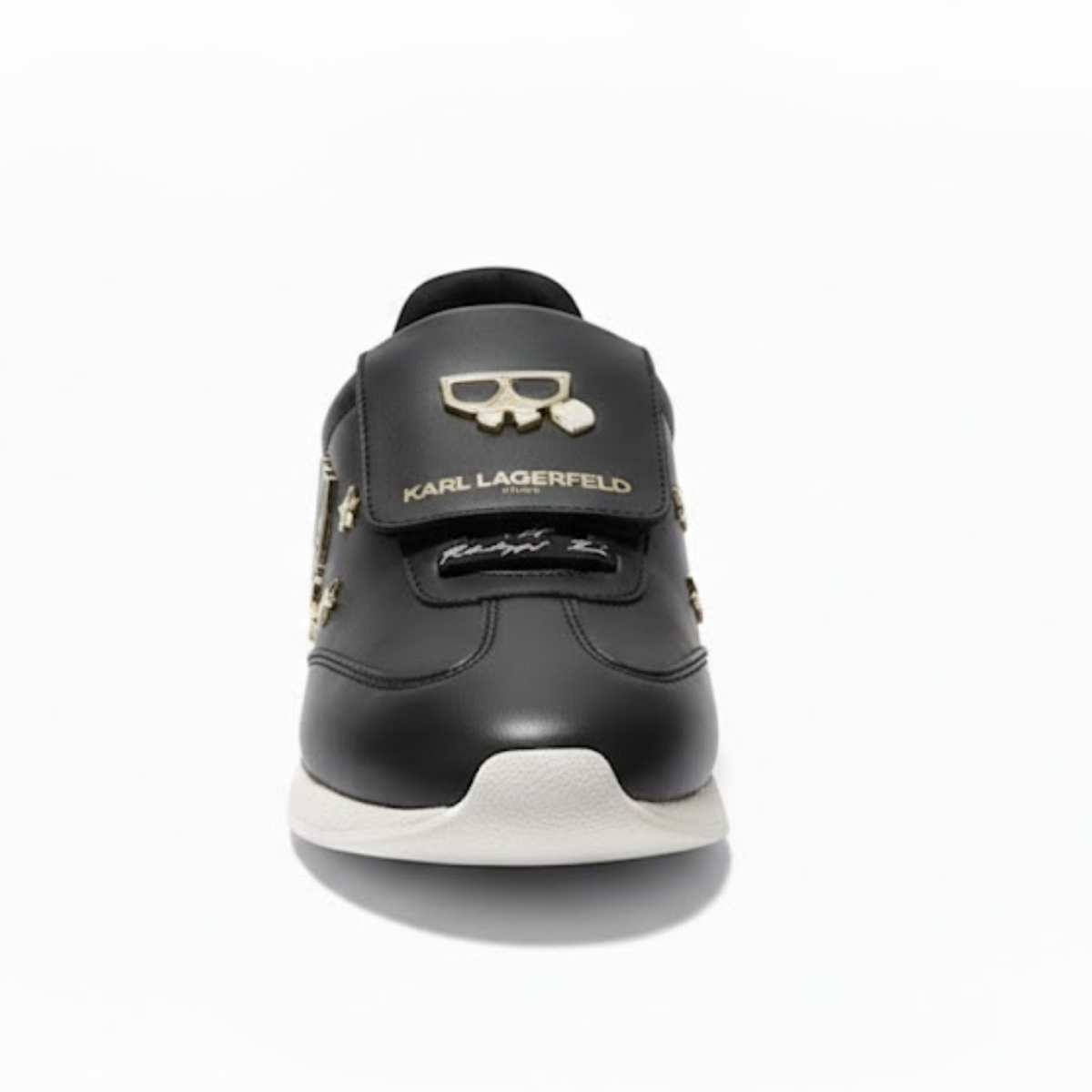 KARL LAGERFELD PARIS Cate Pins Dress Heel Sneakers Women - BLK