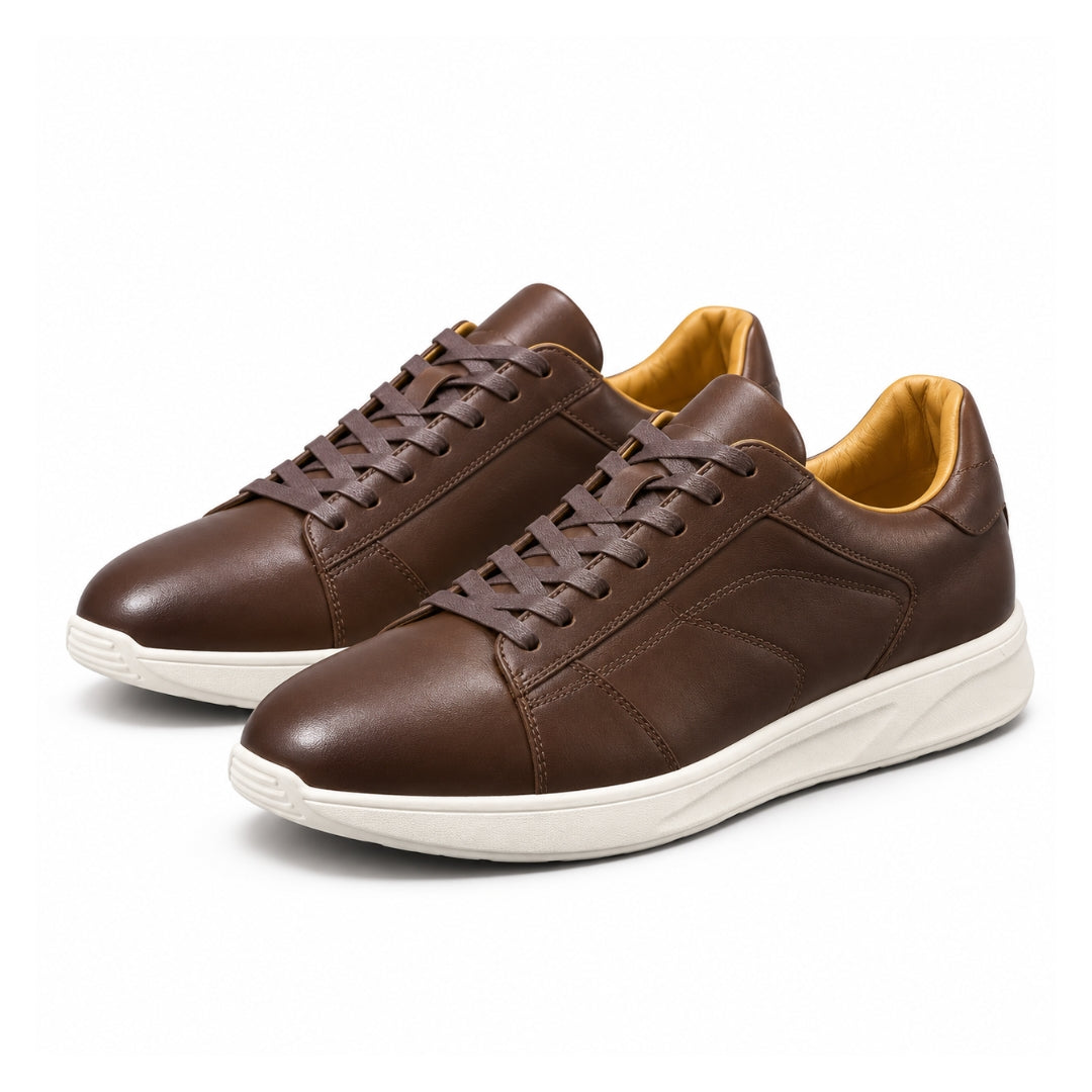 PATINA Smart Leather Sneaker Men 902-BRN