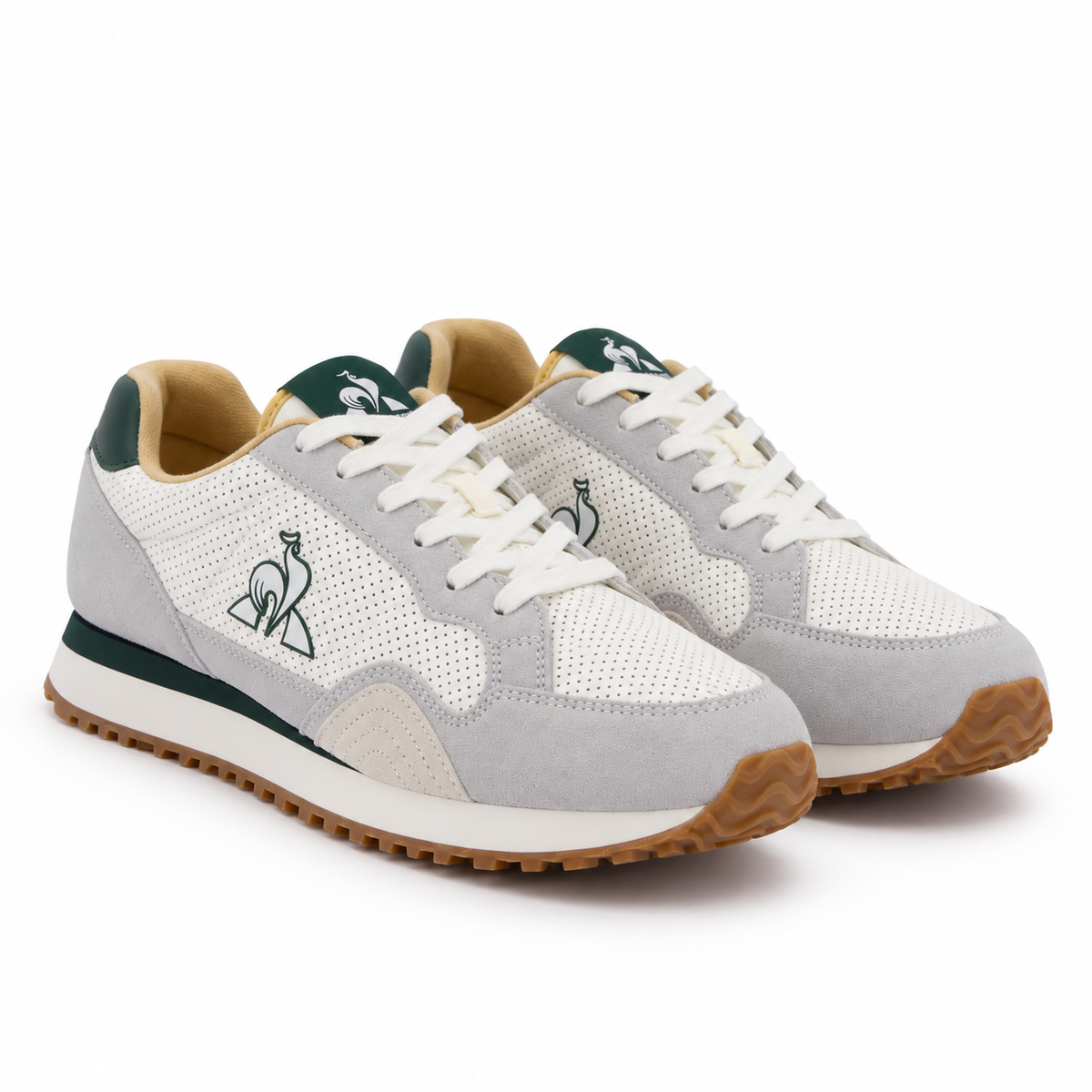 Le Coq Sportif Jet Star Retro-Running Sneakers Men - WHT