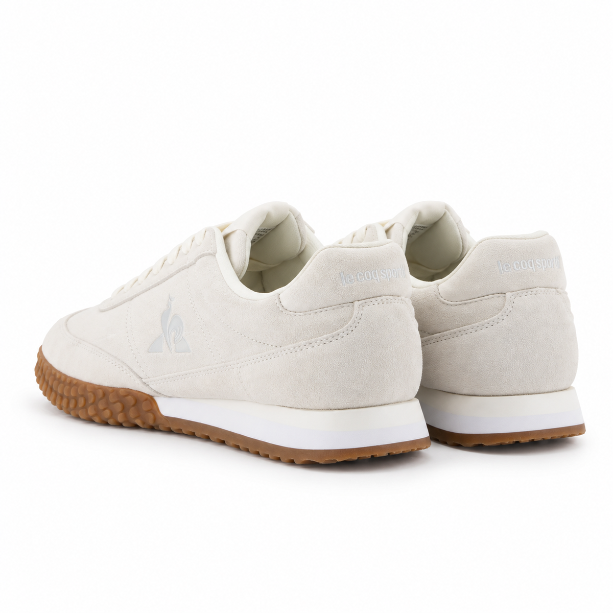 Le Coq Sportif Veloce retro-style suede running sneakers Men -WHTKHA
