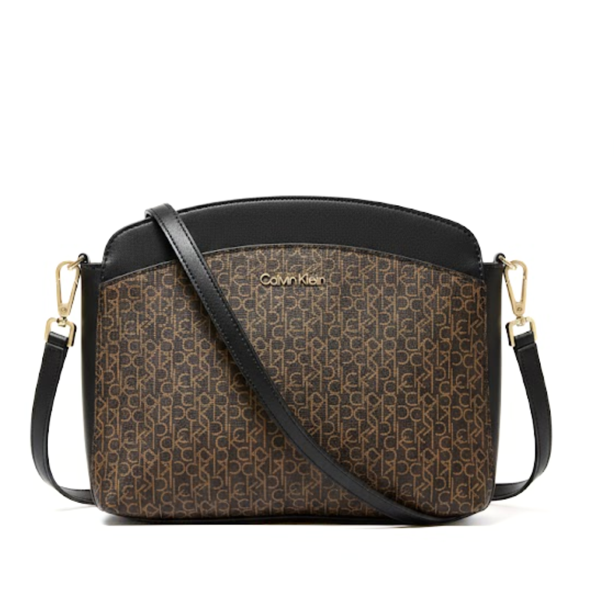 Calvin Klein Lucy Triple Compartment Crossbody Women - BRN - Brown