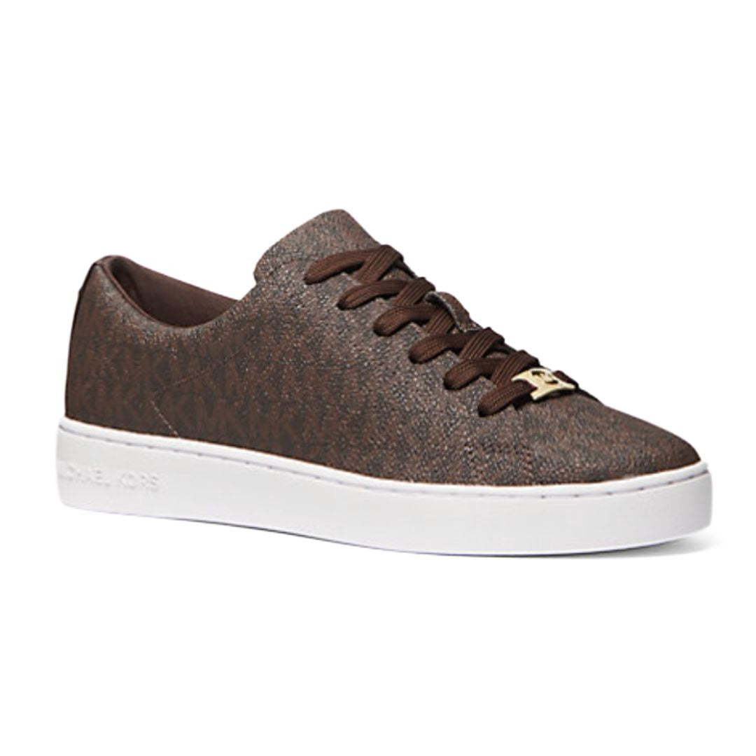 Michael Kors Keaton Signature Logo Sneaker - BRN