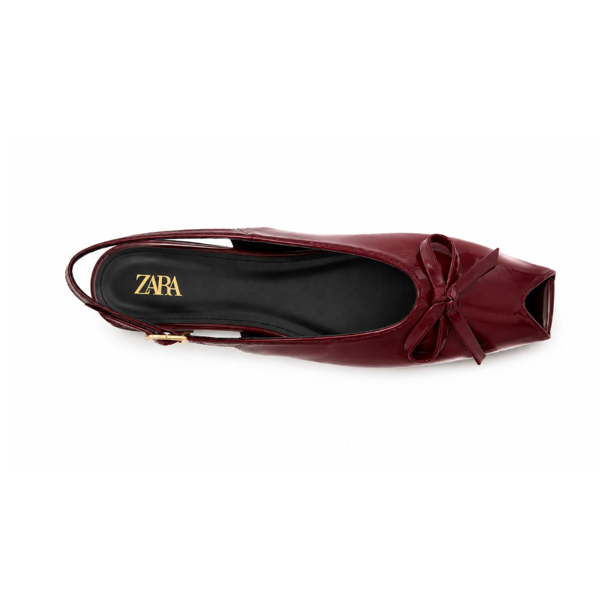 ZARA Slides2 Leather SANDALS Women 2612-115 - BUR