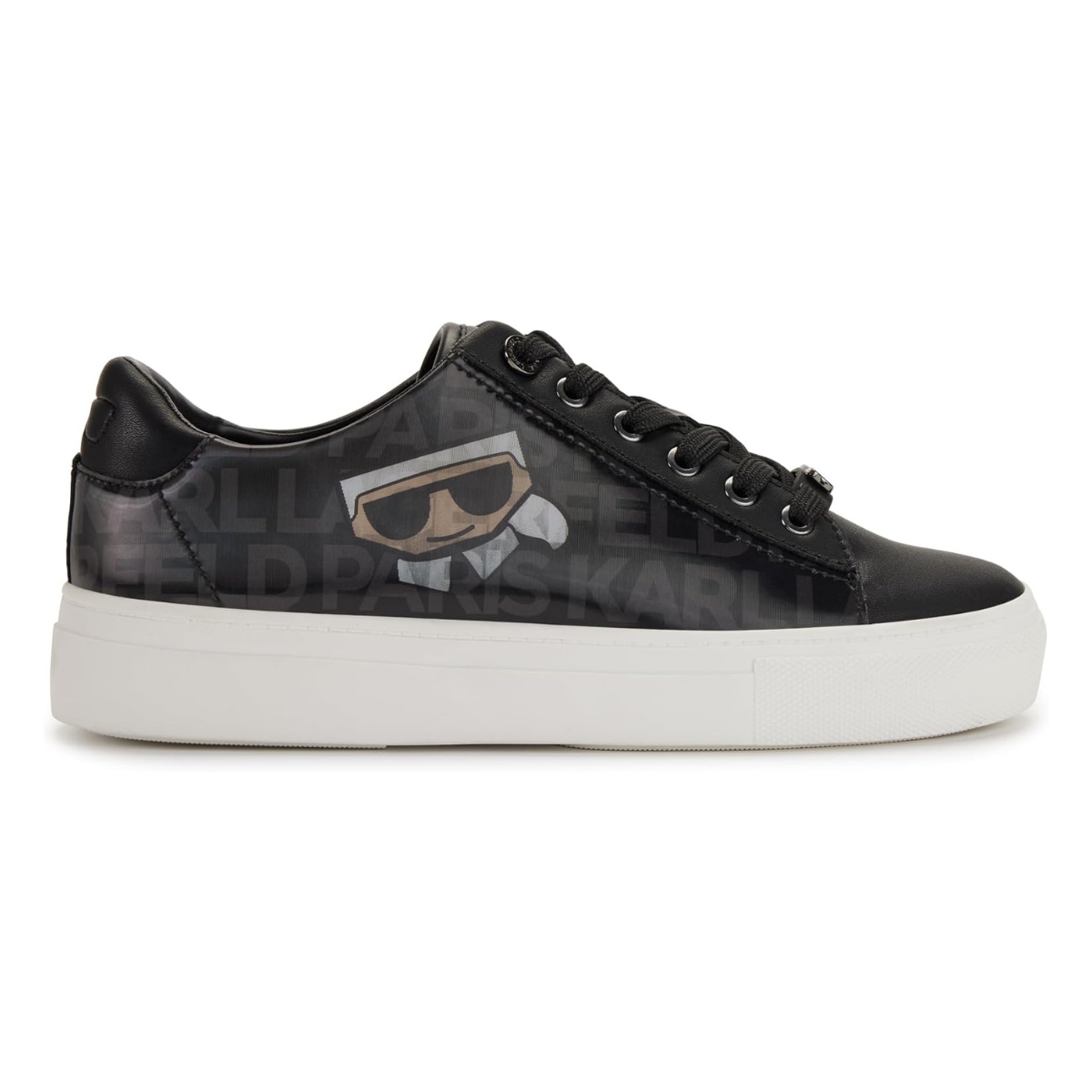 KARL LAGERFELD PARIS Cate Linticular Print Sneakers Women - BLK