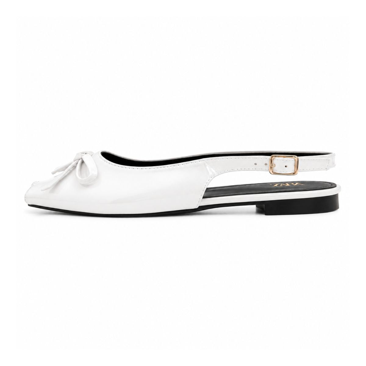 ZARA Slides2 Leather SANDALS Women 2612-116  - WHT
