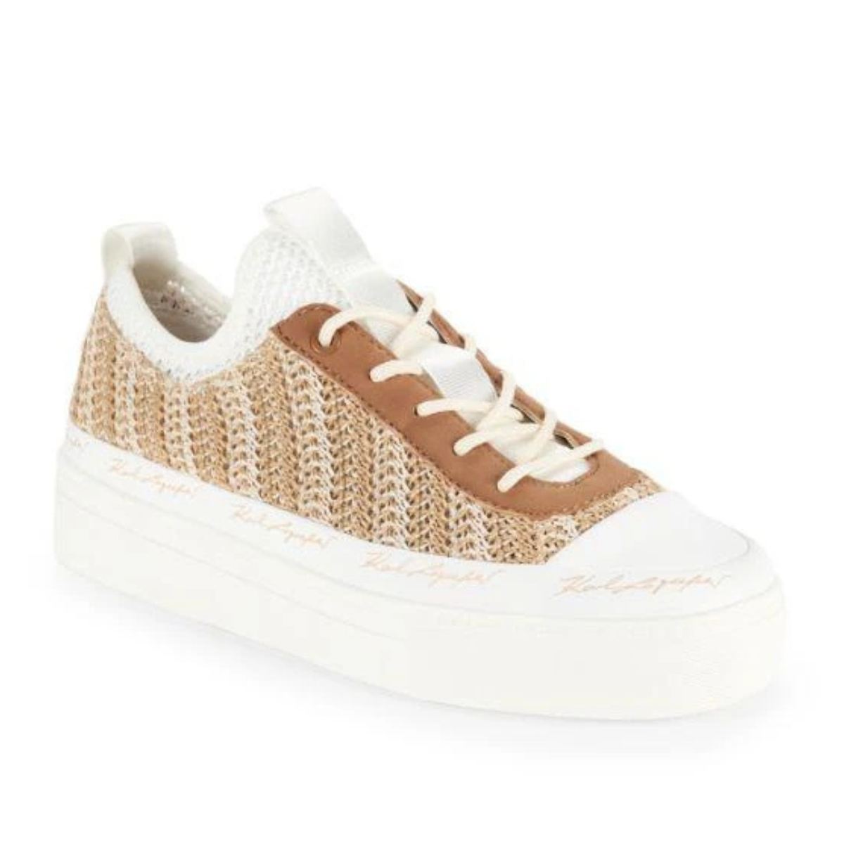 KARL LAGERFELD PARIS CONA LACE UP Sneakers Women - BEG