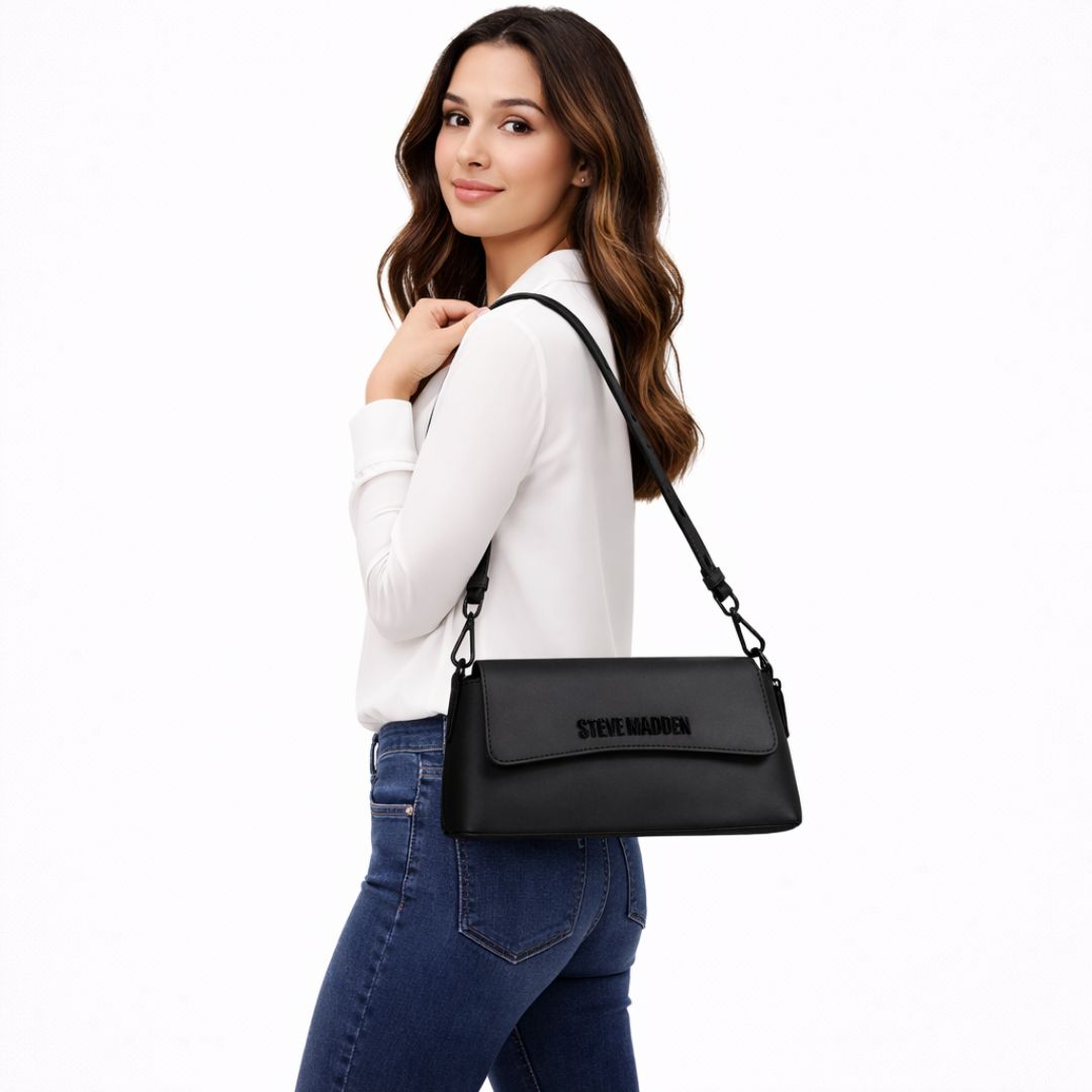 Steve Madden Floral Shoulder Bag Women - BLK