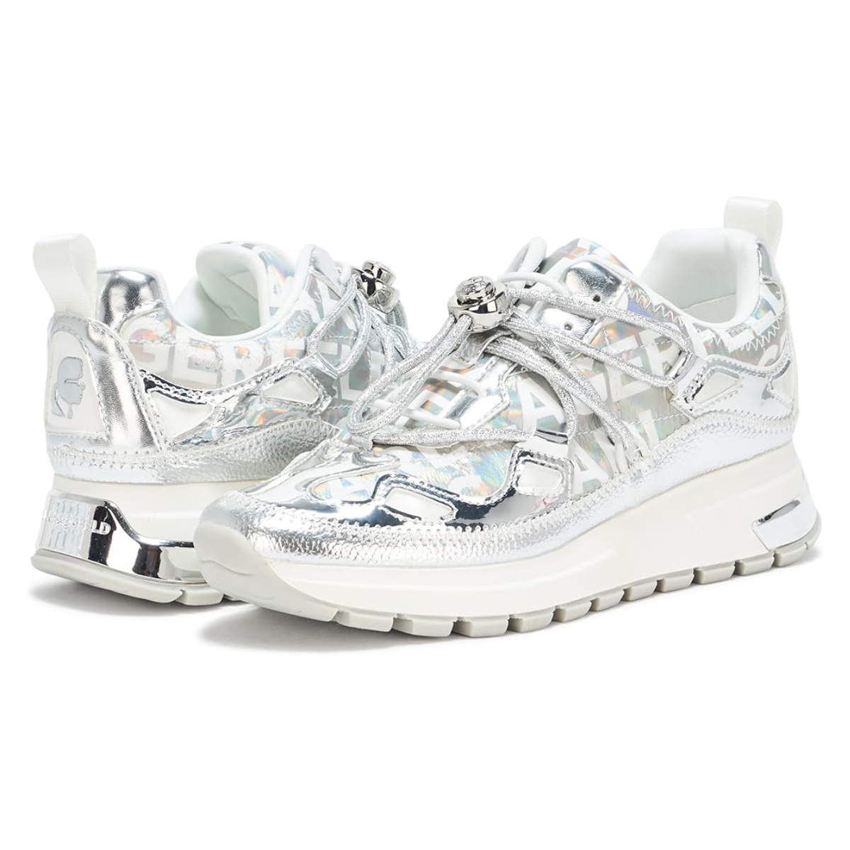 KARL LAGERFELD PARIS Maylene Everyday Slip on Sneakers Women - WHTSLV