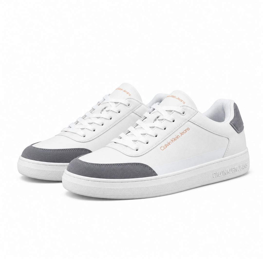 Calvin Klein Jeans Cupsole Lace Up Sneakers Men YW0YW00914 - WHTGRY