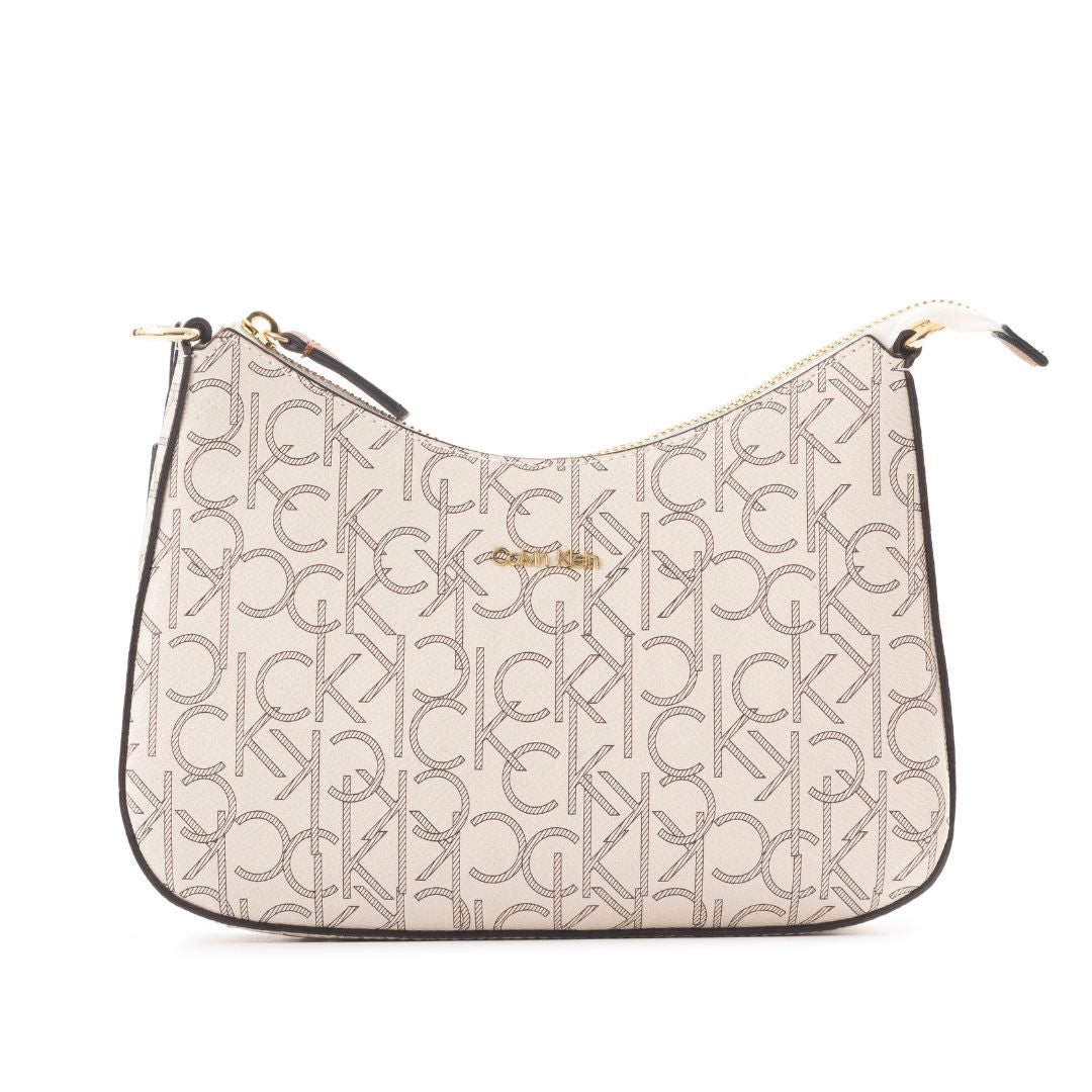 Calvin Klein Mono Signature Crossbody Women - WHT