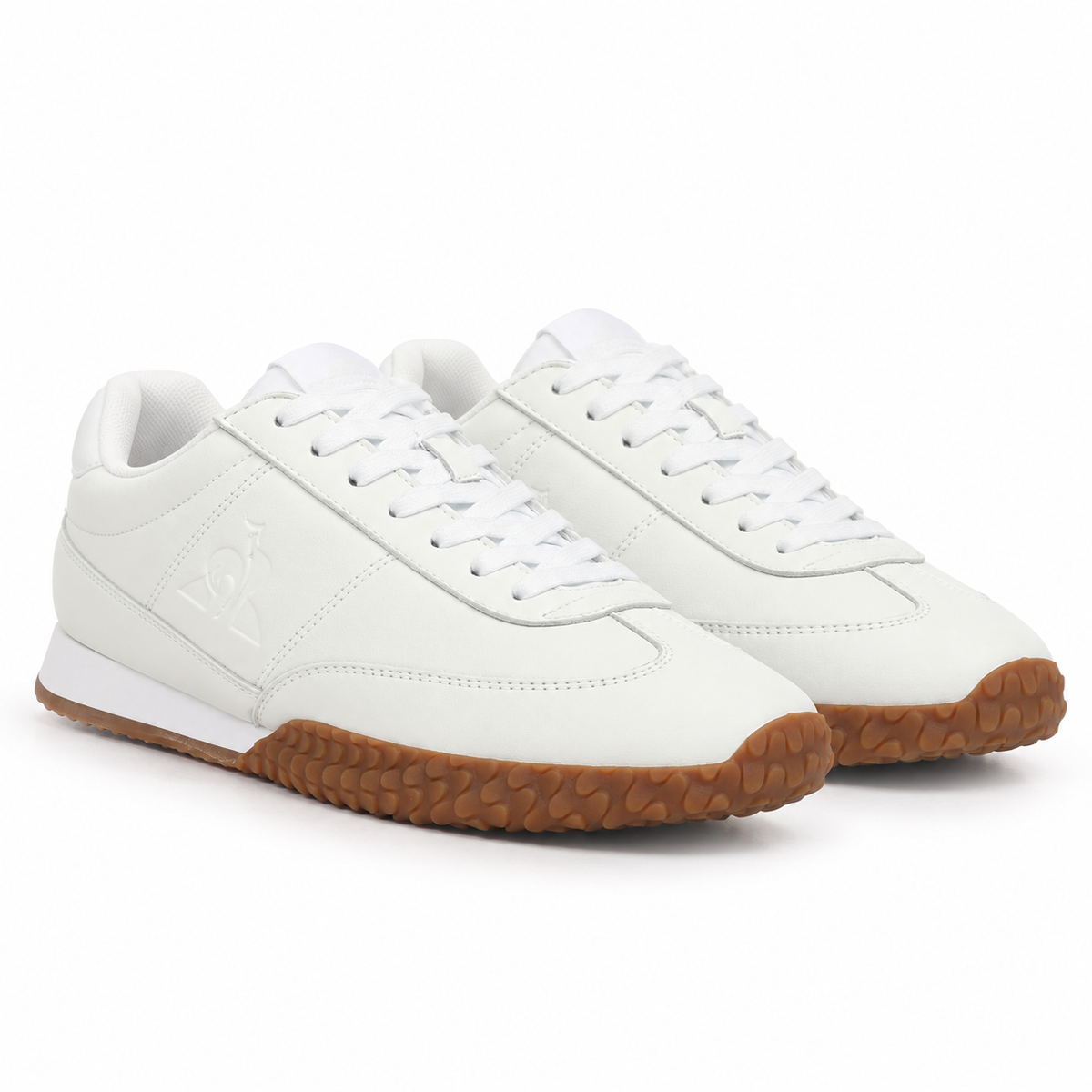 Le Coq Sportif Veloce retro-style suede running sneakers Men -WHTKHA