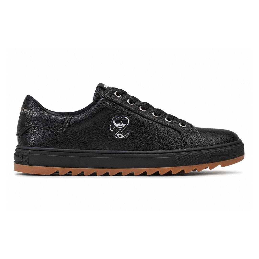 KARL LAGERFELD PARIS Patch Low Top Sneakers Men - BLK