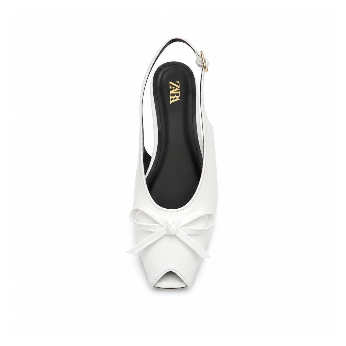 ZARA Slides2 Leather SANDALS Women 2612-116  - WHT