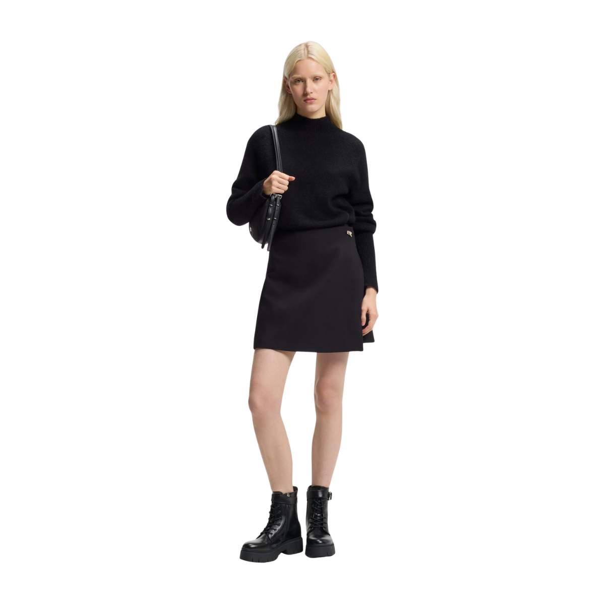 HUGO BOSS Faux-leather boots Women 50548781 - BLK
