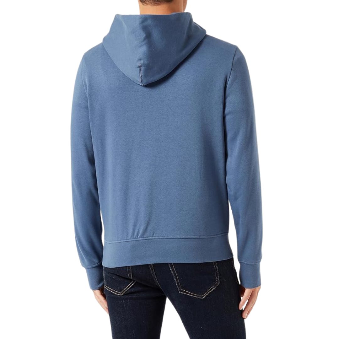 Tommy Hilfiger Flag Logo Hoody Men MW0MW34266-BLU