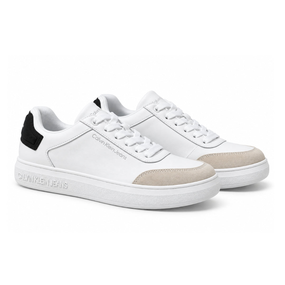 Calvin Klein Jeans Cupsole Lace Up Sneakers Men YW0YW00914 - WHTBEG