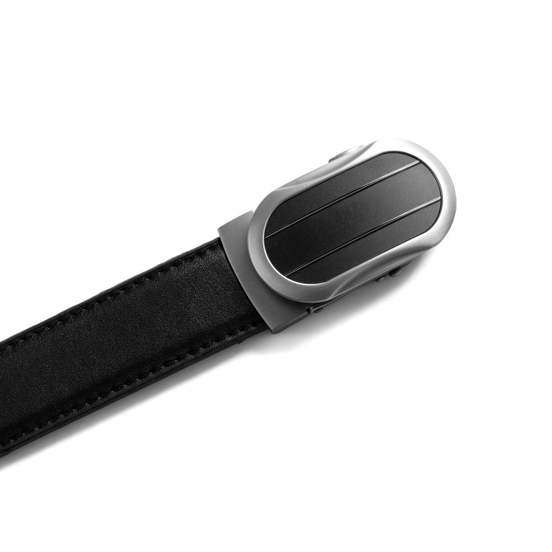 JLOOD Ratchet Leather Belts Men - R03