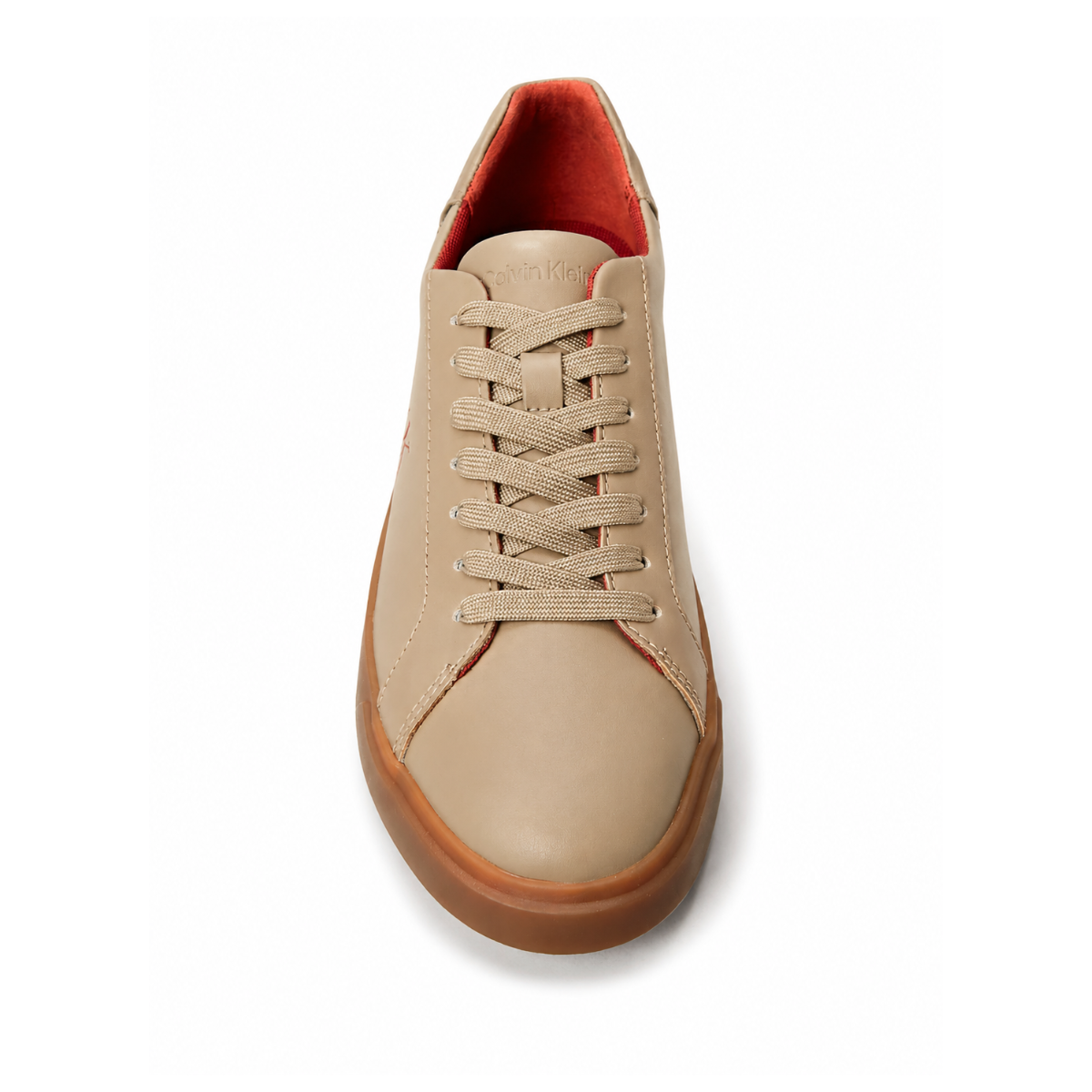 Calvin Klein Low PRO CUPS Leather Sneakers Women HW0HW02845 - BRN
