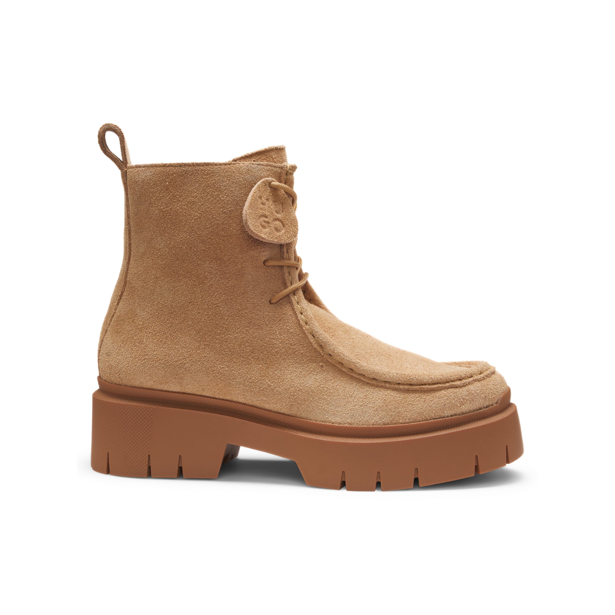 HUGO BOSS Lace-up suede boots Women 50552723 - CML