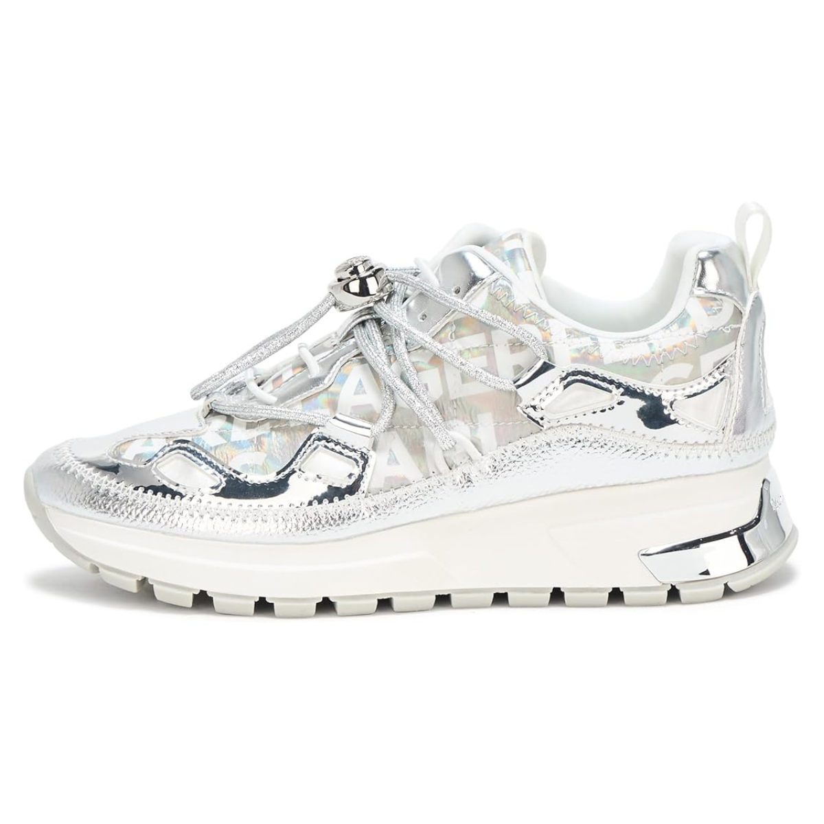 KARL LAGERFELD PARIS Maylene Everyday Slip on Sneakers Women - WHTSLV