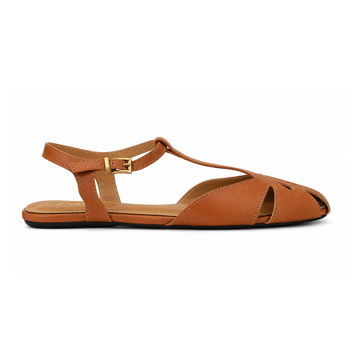ZARA Leather Crab2 Sandals Women 1615-022 - TAN