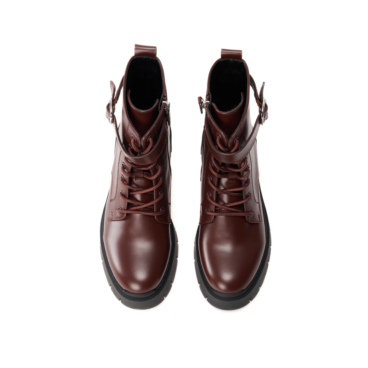 HUGO BOSS Faux-leather boots Women 50548781 - BRN