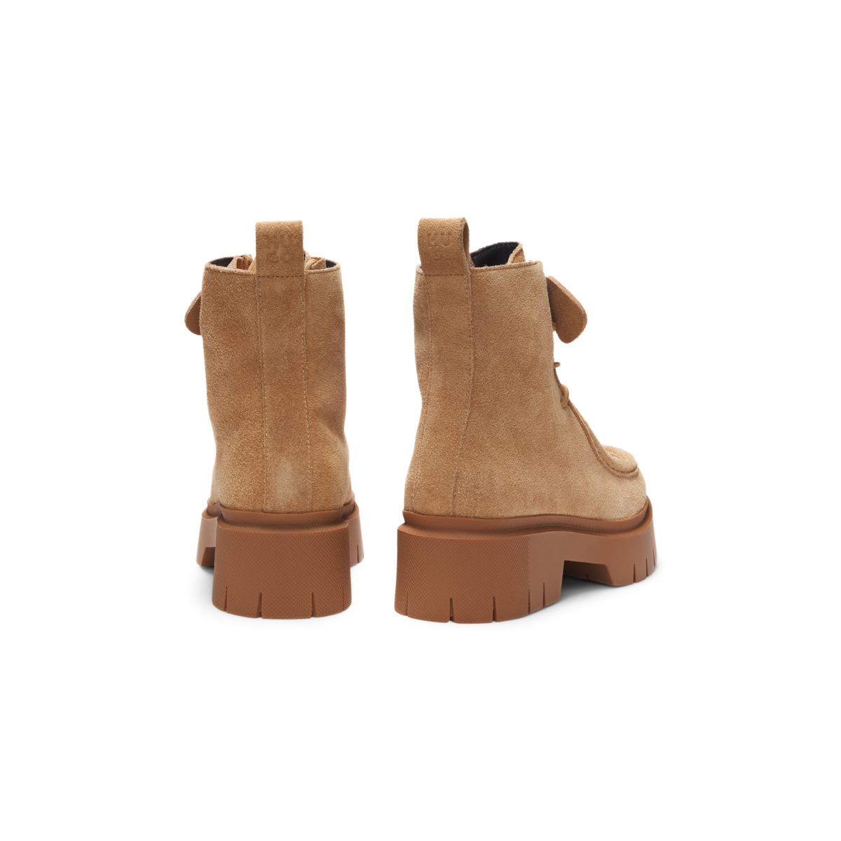 HUGO BOSS Lace-up suede boots Women 50552723 - CML