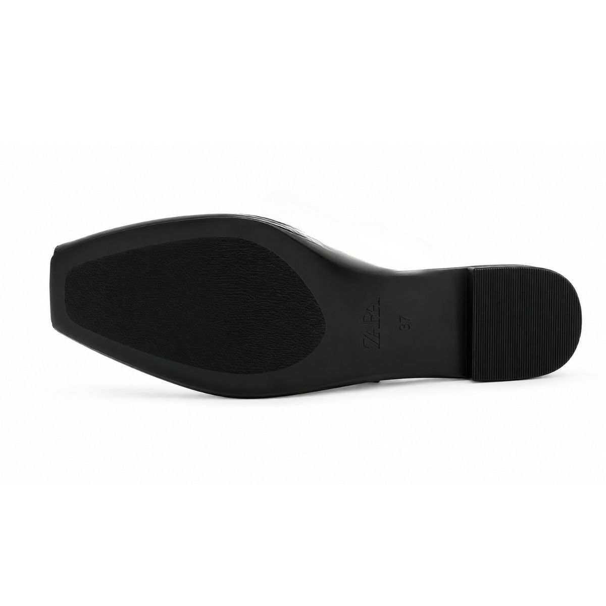 ZARA Slides2 Leather SANDALS Women 2612-117 - BLK