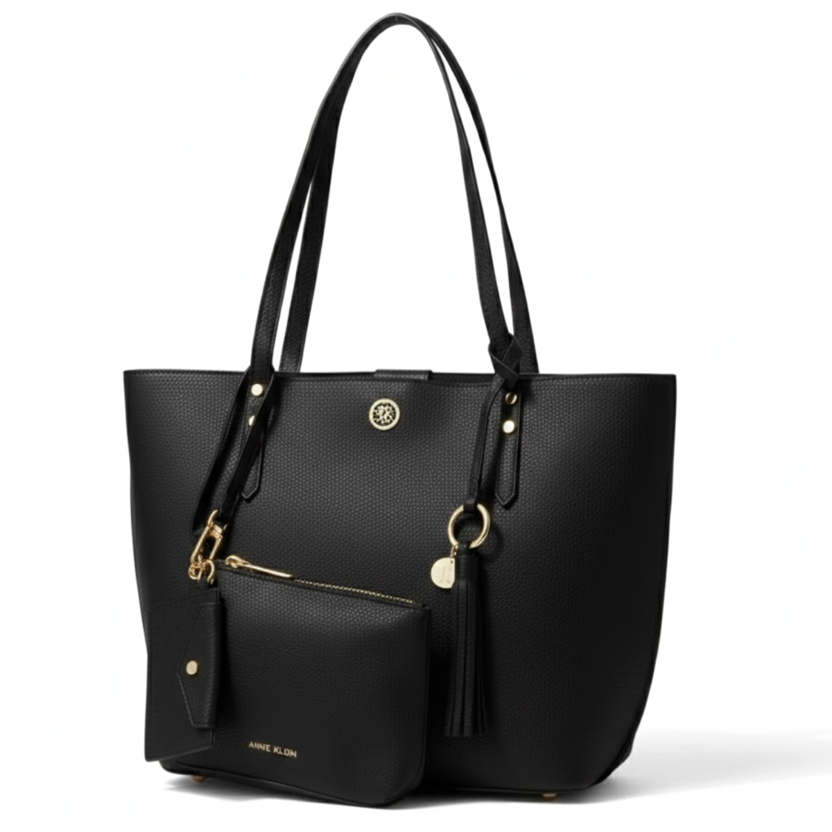 Anne Klein Carry Call Tote Bag Handbag Women - BLK