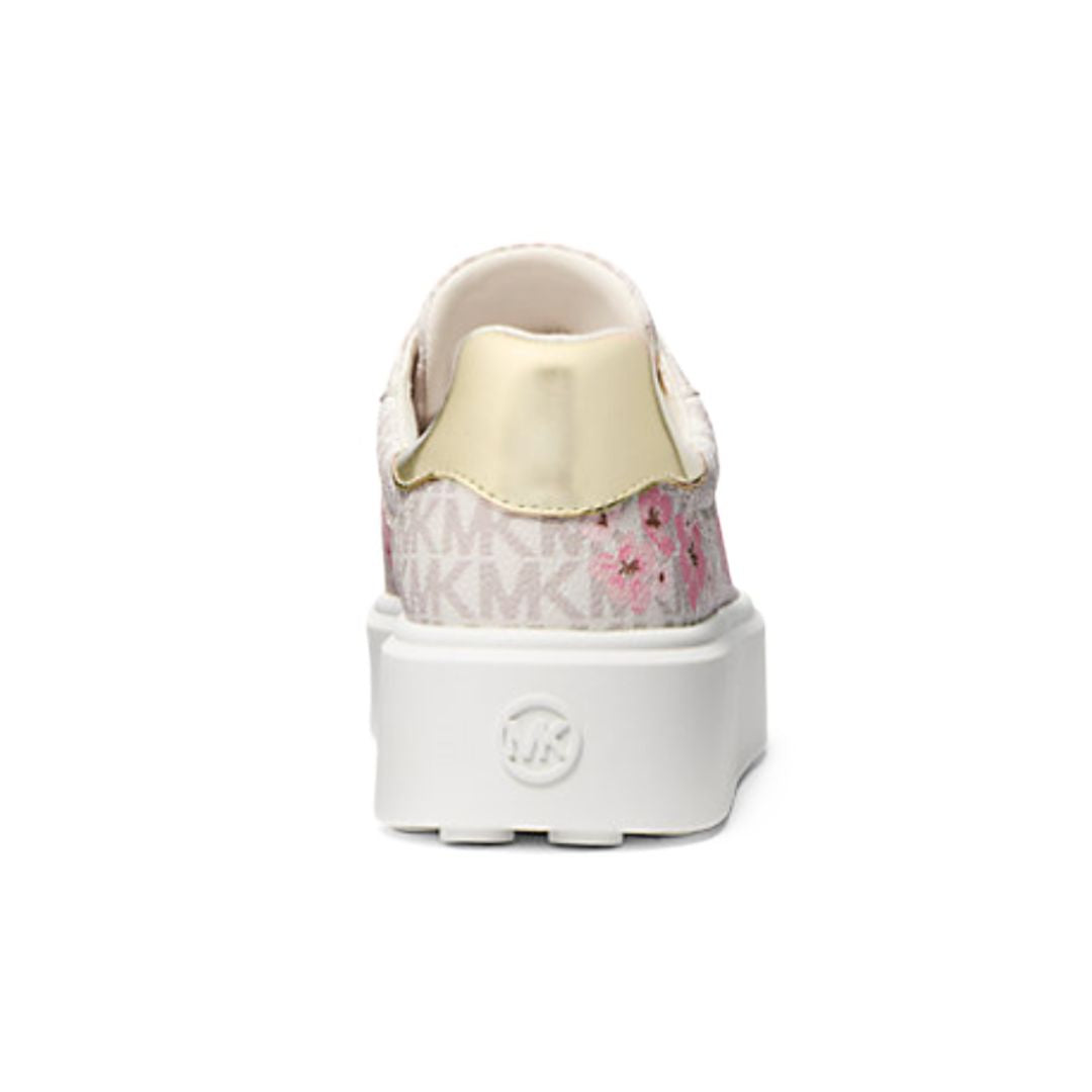 Michael Kors Romey Floral Signature Logo Platform Sneaker - CRM