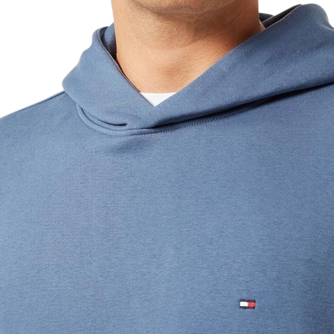 Tommy Hilfiger Flag Logo Hoody Men MW0MW34266-BLU