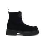HUGO BOSS Lace-up suede boots Women 50552723 - BLK