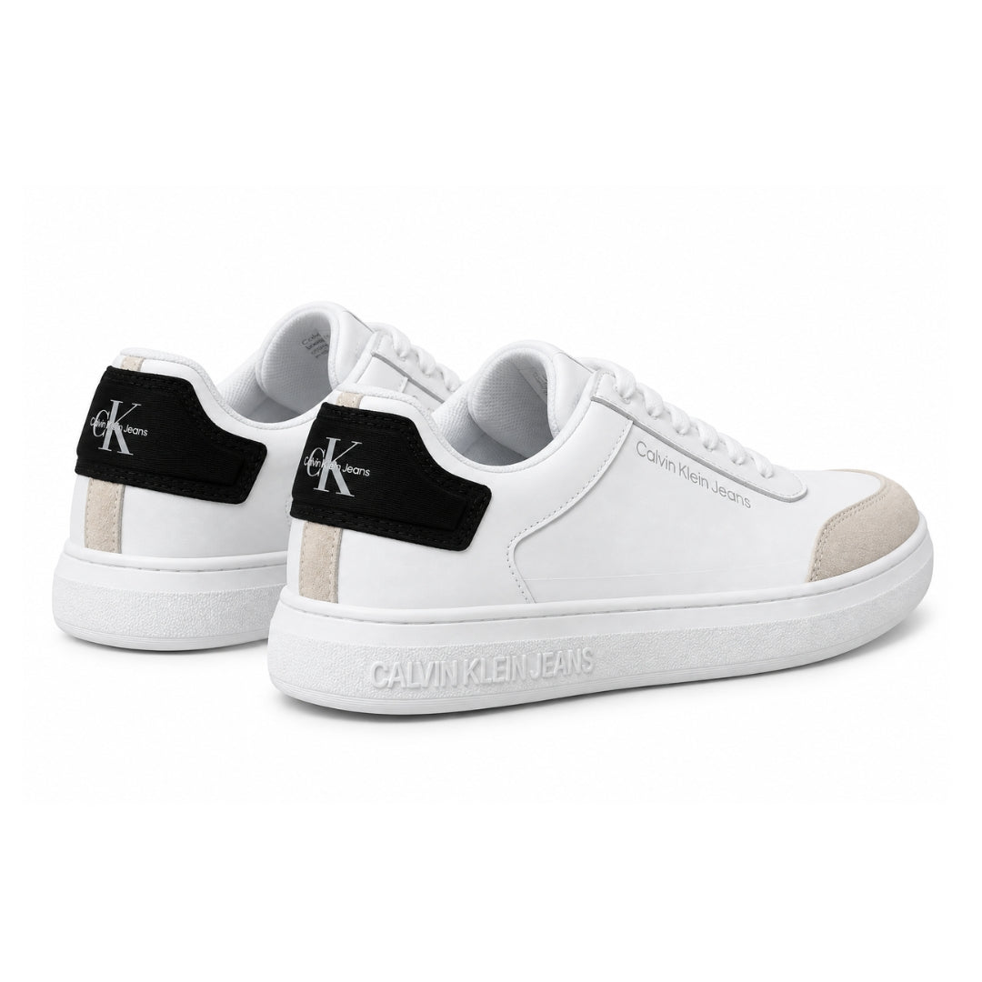 Calvin Klein Jeans Cupsole Lace Up Sneakers Men YW0YW00914 - WHTBEG