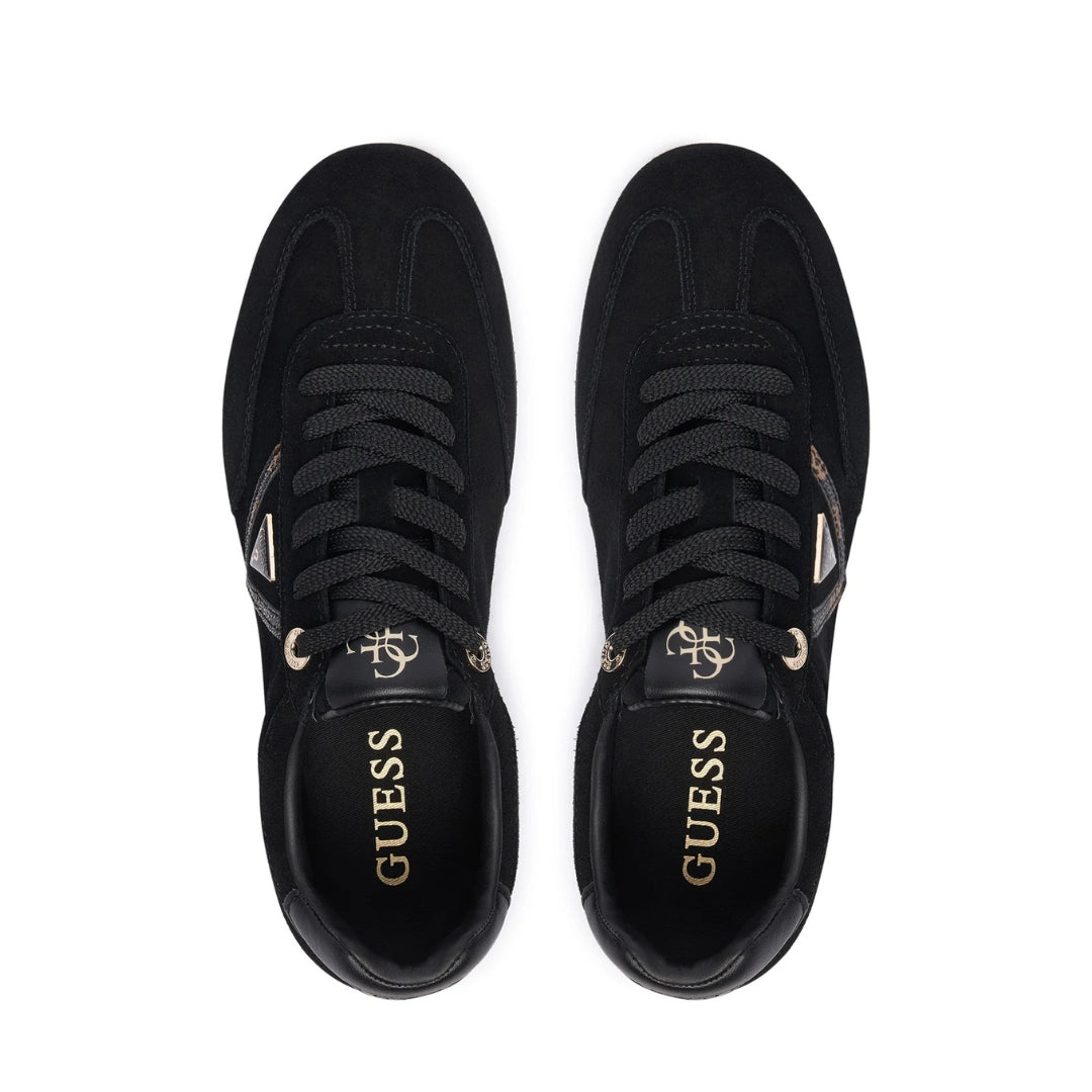 GUESS Relli Genuine Leather Sneakers Women - BLK