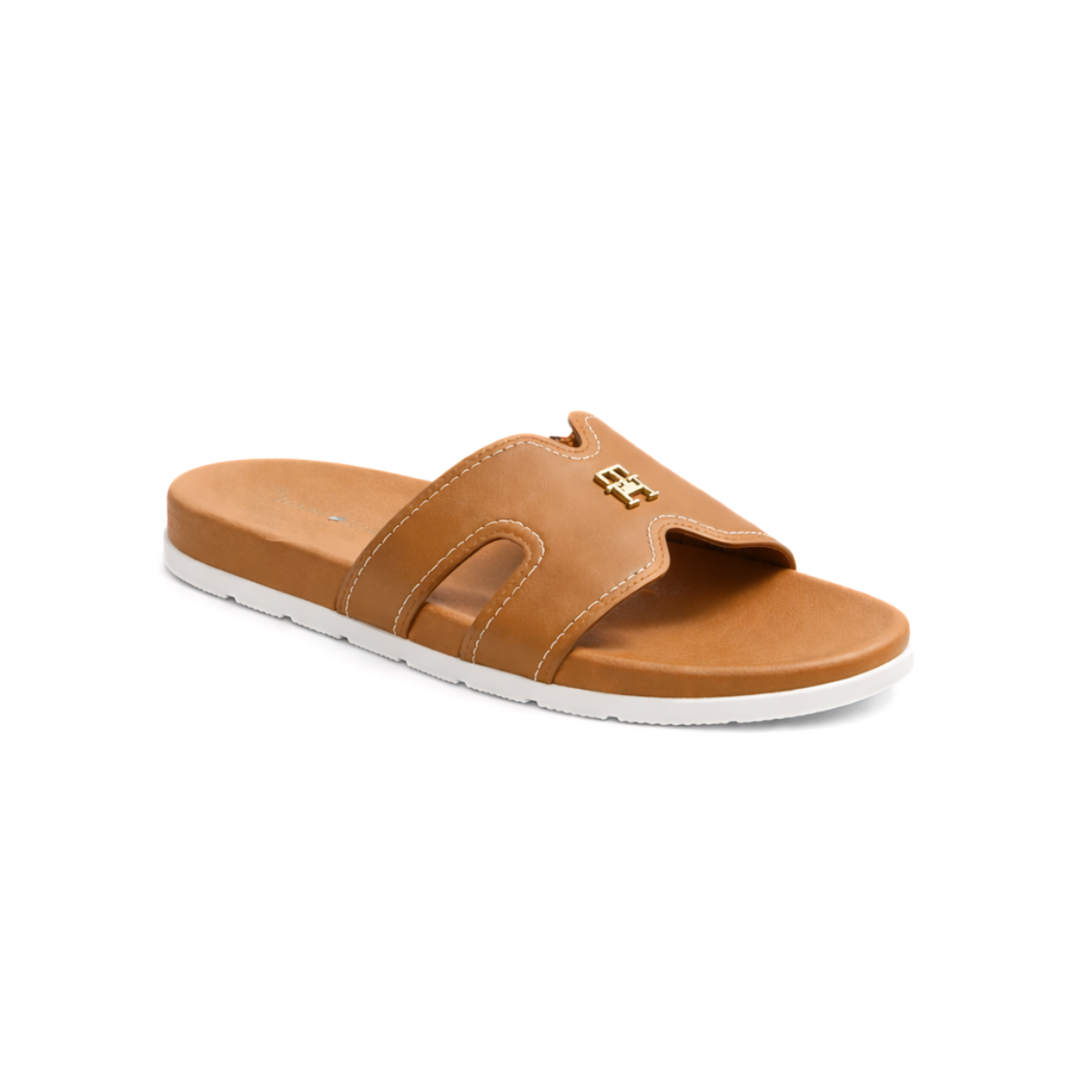Tommy Hilfiger Flat Slide Sandal Women - TAN