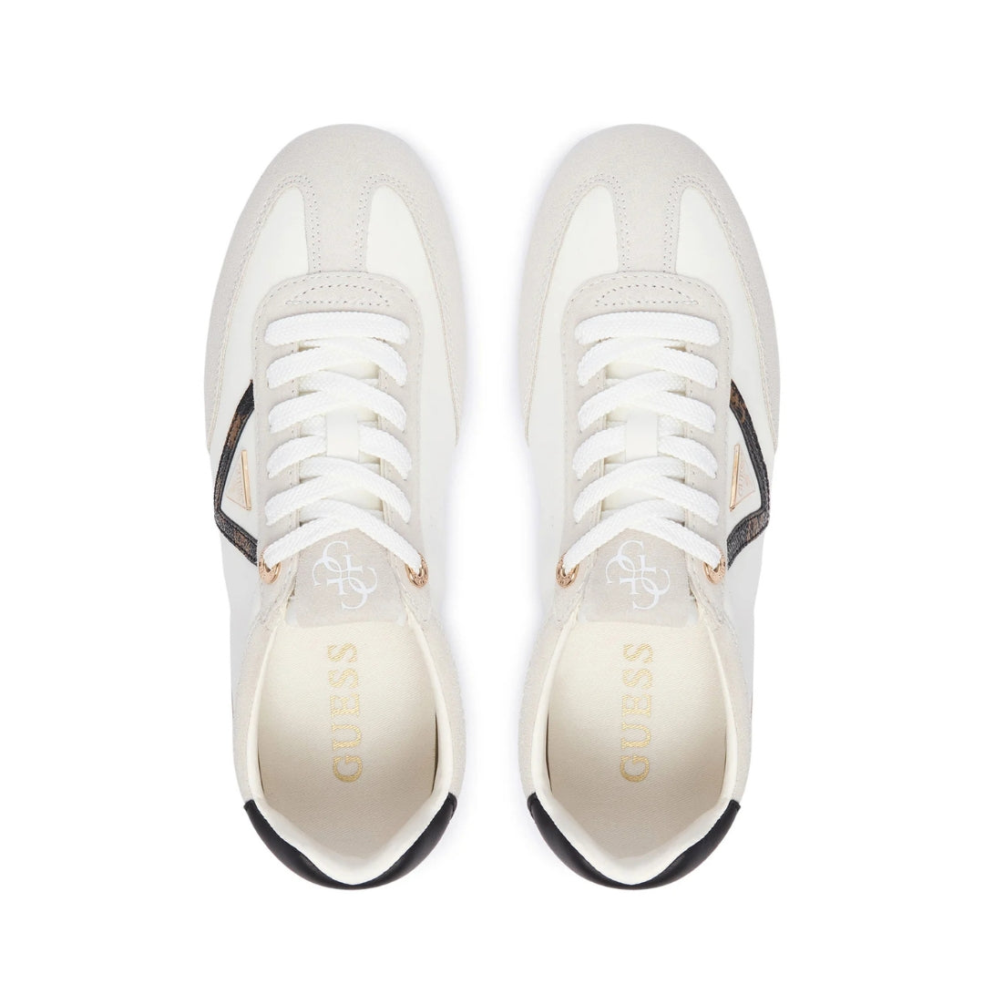 GUESS Relli Genuine Leather Sneakers Women - WHT