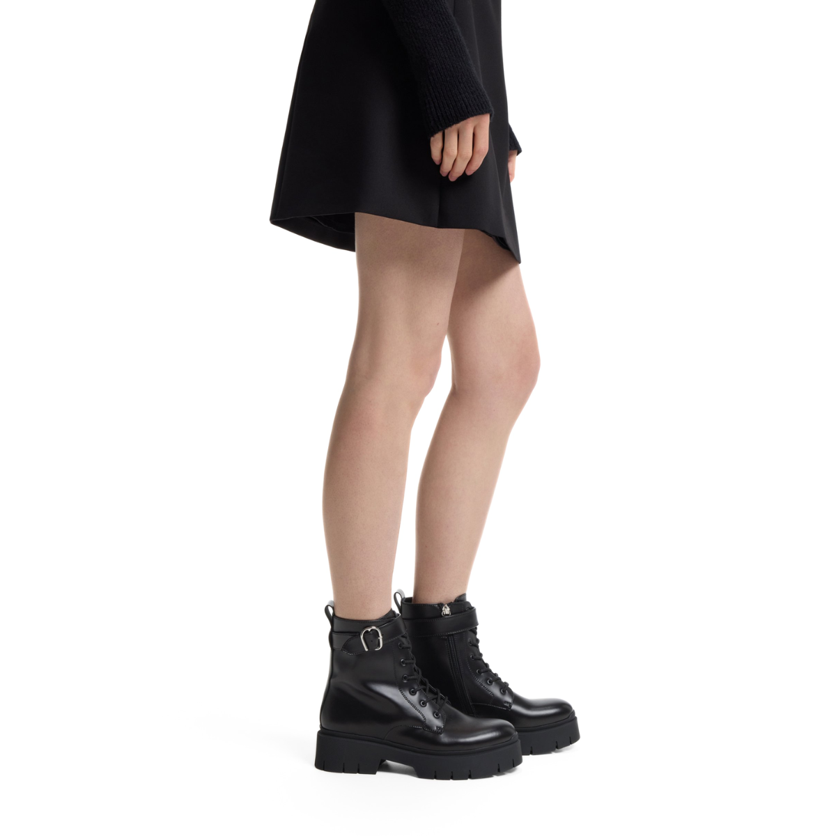 HUGO BOSS Faux-leather boots Women 50548781 - BLK