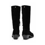 HUGO BOSS Cuban heel Suede boots Women 50557662 - BLK