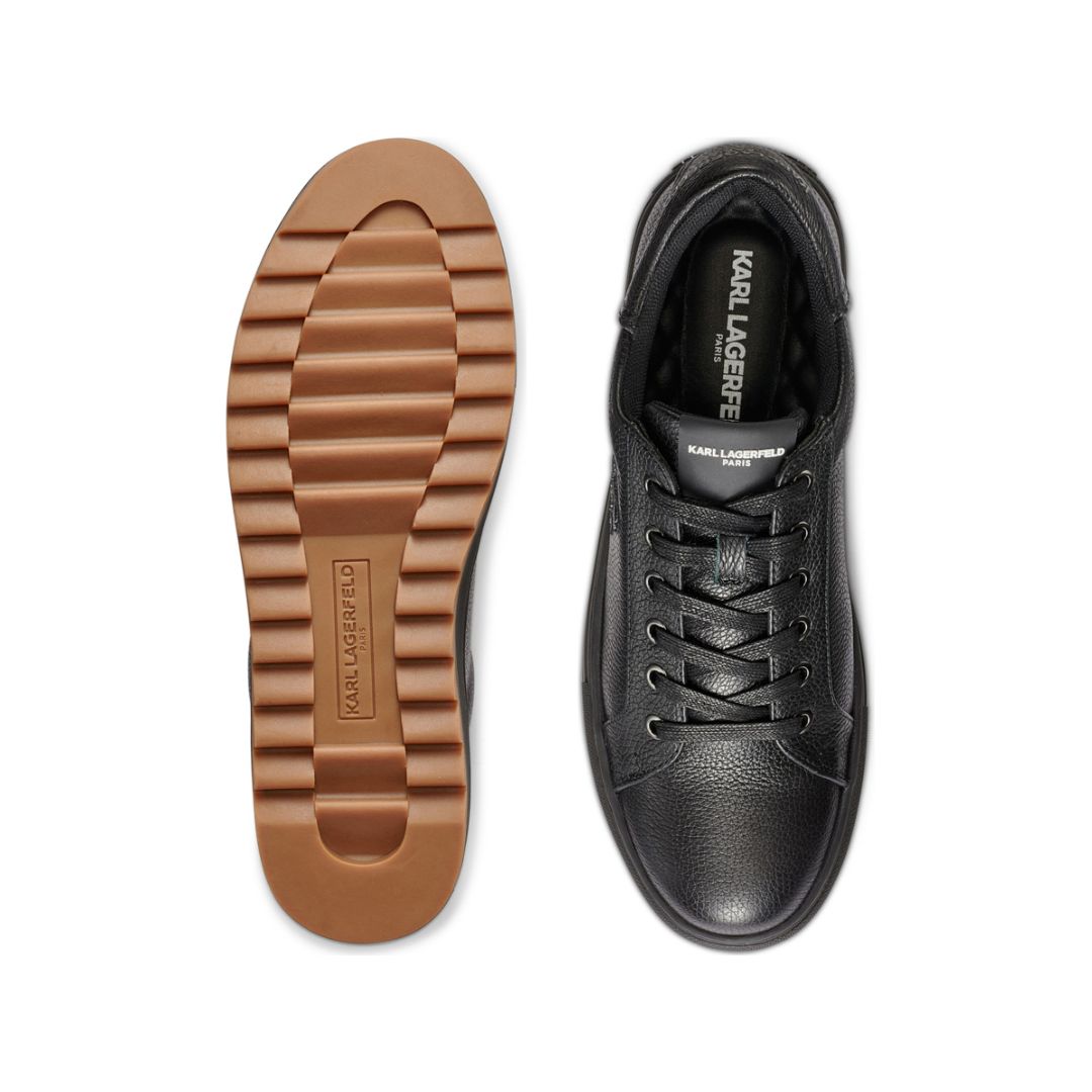 KARL LAGERFELD PARIS Patch Low Top Sneakers Men - BLK