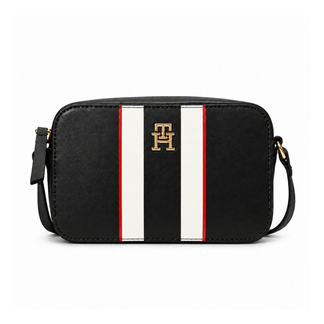 Tommy Hilfiger Signature Flag Stripe Crossbody Bag Women - BLK