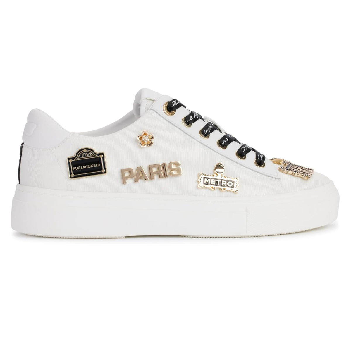 KARL LAGERFELD PARIS Cushioned Insole Everyday Sneakers Women - WHT