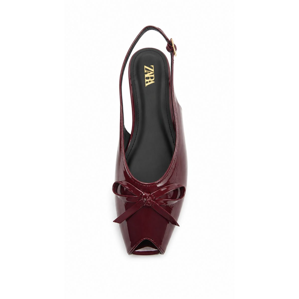 ZARA Slides2 Leather SANDALS Women 2612-115 - BUR