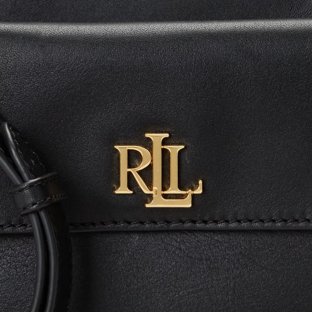 POLO RALPH LAUREN Leather Medium Marcy Camera Bag - BLK