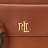 POLO RALPH LAUREN Leather Medium Marcy Camera Bag - TAN